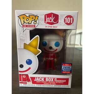 ONLY 2000 PIECES VAULTED LE EXCLUSIVE Jack Box in Tracksuit Funko Pop #101 Ad